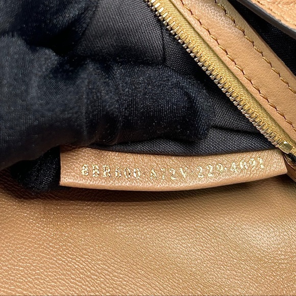 Fendi Nappa FF 1974 Embossed Baguette Bag Beige - Picture 11 of 15